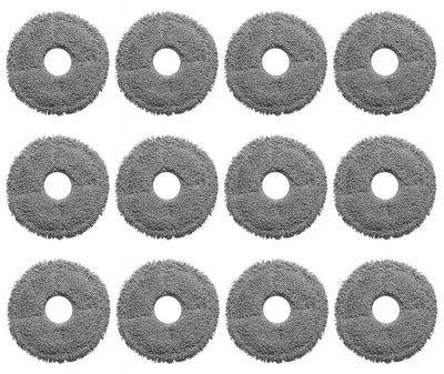 Produktbild von 12 Stück Wischpads Wischtücher Mop Zubehör - für Dreame L10S Ultra L20 X20 X40 X50 Xiaomi S10+ X10+ Q Revo - Roboterstaubsauger Ersatzteil