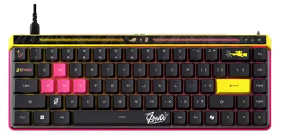 Produktbild von ASUS ROG Falchion Ace HFX ZywOo Edition, Kabelgebunden, USB, Magnetic-mechanical key switch, QWERTY, RGB-LED, Schwarz