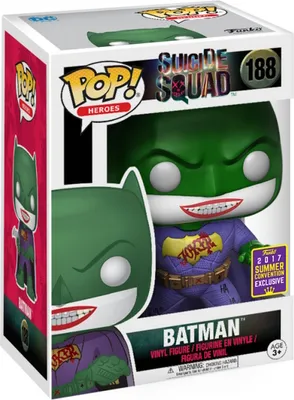 Produktbild von DC Suicide - Batman (Joker) 188 2017 Summer Convention Exclusive - Funko Pop! Vinyl Figur