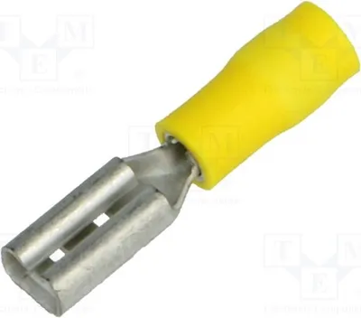 Produktbild von 5x Verbinder: flach 2,8mm weiblich 0,5mm 0,2÷0,5mm2  isoliert FVDDF0.5-110A-5 Isolier