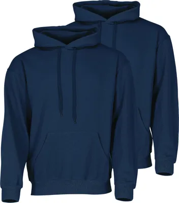 Produktbild von Doppelpack Fruit of the Loom Classic Kapuzen-Sweat Herren Hoodie 2er Pack + GRATIS MyShirt Stoffbeutel