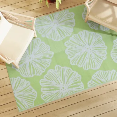 Produktbild von Möbel Outdoor-Teppich Grün 140x200 cm PP - Outdoorteppiche 368596