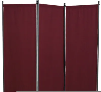 Produktbild von Angerer Paravent 3-tlg. PE bordeaux