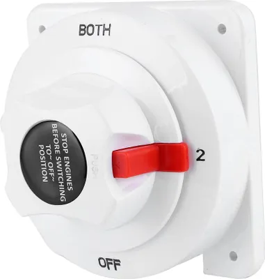Obrázek produktu pro 300A 4-polohový přepínač baterií pro lodní RV 6V 12V 24V 32V napájecí systém