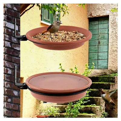 Produktbild von Vogelfutterhaus - Vogelfutterschale - Für Garten, Rasen, Terrasse, Balkon, Vogelbad Innen- und Außenbereich