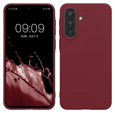 Produktbild von kwmobile Handyhülle für Samsung Galaxy A37 5G Hülle - TPU Case - Kabelloses Laden - Schutzhülle Cover in Bordeaux Violett