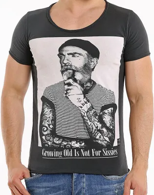 Produktbild von Red Bridge Herren T-Shirt Growing old is not for Sissies