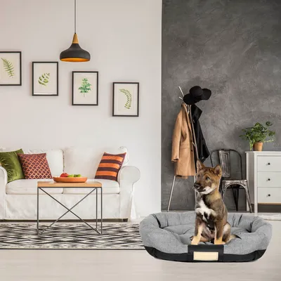 Produktbild von Großes Hundebett 100x75 Katzenbett Hundesofa Hundekissen Hundekörbchen Hundematte