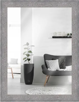 Produktbild von MendeFrames H750 Wandspiegel Strandhaus grau 40x50 cm