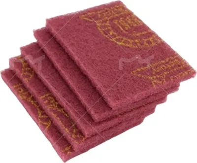 Immagine prodotto di INF Confezione da 5 spugne abrasive industriali Rosso