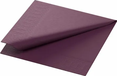 Produktbild von Duni Servietten plum 24x24cm 3lagig 250 Stück