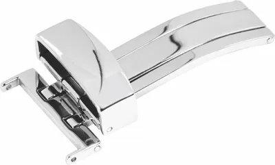 Produktbild von Minott Edelstahlschließe | einseitig klappbar | für Lederbänder, Anstoß:22 mm