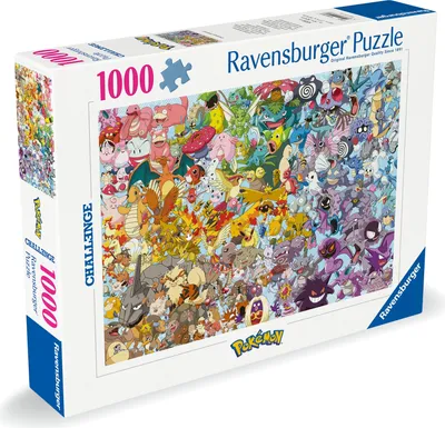 Obrázok produktu pre Ravensburger 1000 dielov Challenge Pokemon