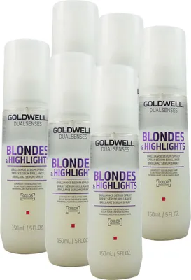 Produktbild von Goldwell Dualsenses Blondes & Highlights 6 x 150 ml Anti Yellow Serum Spray Set