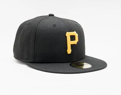 Imagen del producto de Gorra MLB Pittsburgh Pirates, New Era, modelo auténtico de rendimiento 59fifty, color negro