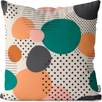 Produktbild von VOID Punkte Muster Grafik Retro Kissenbezug Kissenhülle Sofakissen Kissen Deko Outdoor-Kissen Dekokissen