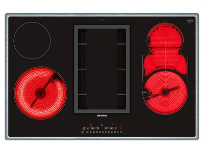 Produktbild von Siemens ET845FM11E, Schwarz, Integriert, Keramik, Glaskeramik, 4 Zone(n), 4 Zone(n)