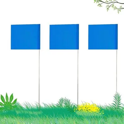 Produktbild von Industrie- und Landschaftsarchitektur-Flaggen 5,1×7,6 cm (42 Stück) blau