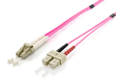 Produktbild von Equip LC/SC-LWL-Patchkabel, OM4, 10m