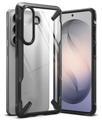 Image de Coque pour Galaxy S26 Plus, Ringke Fusion X, transparente avec bordure noire