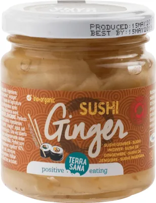 Produktbild von -eingelegter Ingwer für Sushi 190 g (118 g) – TERRASANA