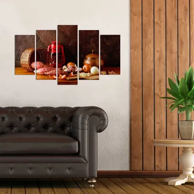 Produktbild von Wallity, 5PMX- CHR2974, Bunt, Leinwandbilder, 110 x 60 cm, 100% MDF (Dicke: 3 mm)
