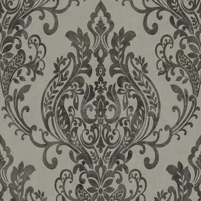 Produktbild von A.S. Création Barocktapete New Life Tapete mit Ornamenten Vliestapete grau schwarz 10,05 m x 0,53 m