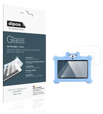 Image de 2x Protection ecrán pour LETGOSPT C88 7 Zoll Verre souple Film Protecteur 9H dipos
