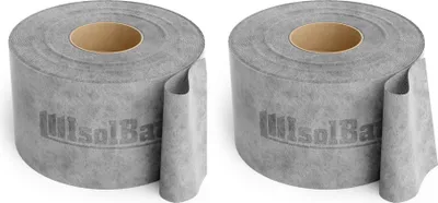 Produktbild von Isolbau Dichtband P3 Grau - 100 m Abdichtband Wasserdichtes Dichtungsband für Sanitär, Dusche, Bad und Fliesen, Balkon und Terrasse, Abdichtung für Innen- & Außenbereich - 120 mm