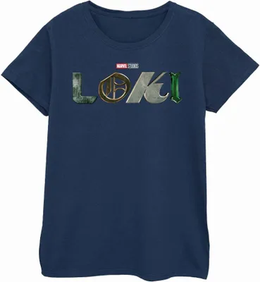 Produktbild von Marvel - T-Shirt für Damen BI48161 (L) (Marineblau)