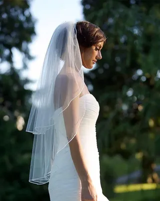 Productafbeelding van Solidchoice - Twee Laags Bruidsluier met Kam