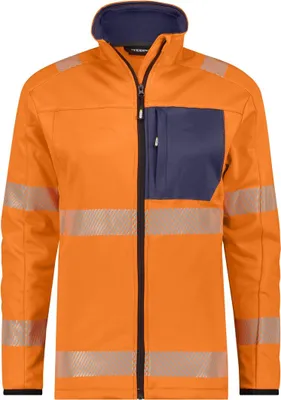 Obrázok produktu pre Bunda s vysokou viditeľnosťou, NEONORANGE/DARK BLUE, veľkosť L