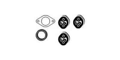 Produktbild von HJS Montagesatz Katalysator 82 44 7632 für MAZDA 5 (CR19)