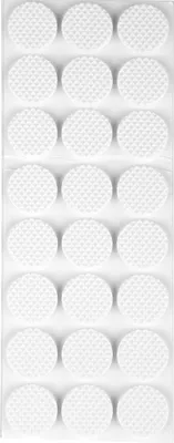 Produktbild von Anti-Rutsch Pads Bodengleiter weiß selbstklebend in rund und eckig auswählbar (Rund Ø 28 mm)