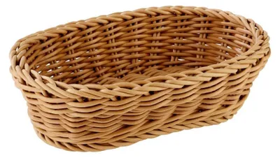 Produktbild von APS 50625 Korb PROFI LINE, Polypropylen, 19 x 12 cm, Höhe 6 cm, beige