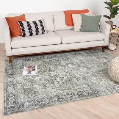 Zdjęcie produktu dla Volero - Dywan Vintage - Lugan Zielony - 160x230 cm