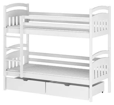 Obrázek produktu pro Dřevěná patrová postel ABIGAIL 80x160