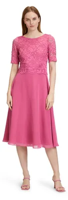 Produktbild von Vera Mont Damen Cocktailkleid aus Spitze, Rosa., 42