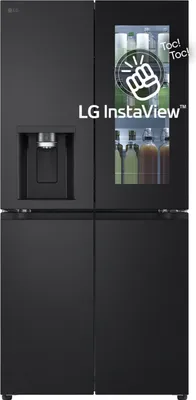 Produktbild von LG Amerikanischer Kühlschrank LG InstaView 508L Schwarz - GMG860EPBE