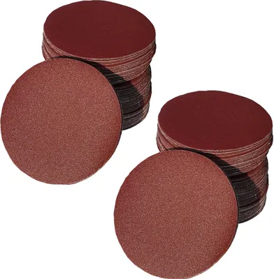 Produktbild von 50x Klett Schleifscheiben Ø150mm Körnung P40 Exzenter Schleifpapier Schleifblätter Trockenbauschleifer BOHRFUX