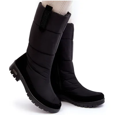 Immagine prodotto di Stivali da neve imbottiti da donna, modello Progress PROGJ-22-136, colore nero, taglia 38