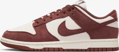 A studio shot of a Nike Dunk Low sneaker.