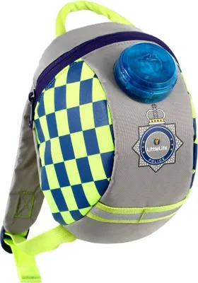 Image de LittleLife Sac à dos pour tout-petits 'Emergency', 2 L, avec gyrophare, police