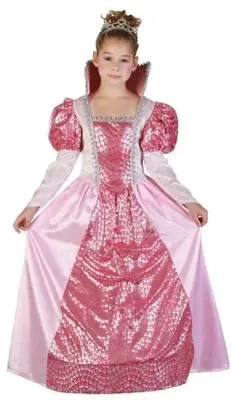 Immagine prodotto di Costume per bambini, "Rosa Regina", taglia 130/140 cm - Godan