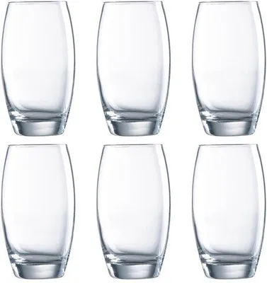 Productafbeelding van Transparante Longdrinkglazen Set - 500 ml - 6 stuks