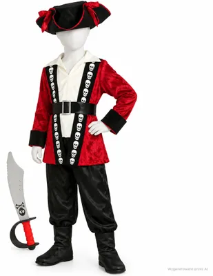 Productafbeelding van Guirca Piratenkostuum voor jongens, maat 7-9 jaar
