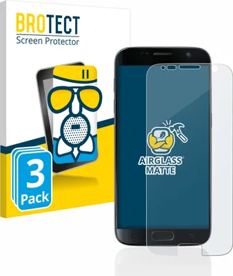 Produktbild von 3x BROTECT Entspiegelungs Schutzglas für Samsung Galaxy S7 Schutzfolie Panzer Folie Glas Display Schutz matt