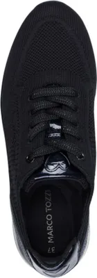 Produktbild von MARCO TOZZI Damen Sneaker Sock Slip-on Schlupfschuh gestrickt mit Stretch 2-23737-44, Größe:41 EU, Farbe:Blau