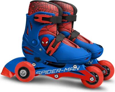 Produktbild von Spider-Man Inline Skates Hardboot Rot/Blau Größe 27-30