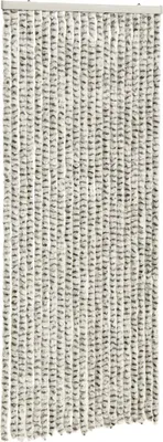 Produktbild von Fliegenvorhang Hellgrau und Dunkelgrau 90x200 cm Chenille